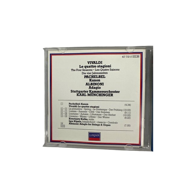 Vivaldi Le Quattro Stagioni Jubilee Edition Karl Münchinger Pachelbel 1988 CD - Picture 3 of 8